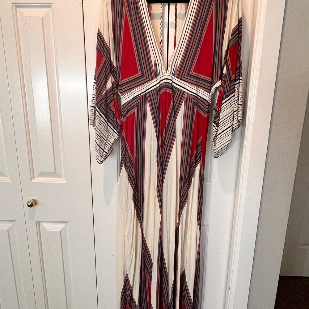 Lulus Monticeto Cream Print Maxi Dress - Picture 5 of 9